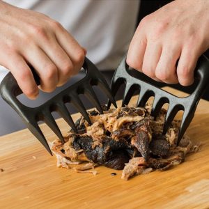 Black Barbecue Meat Shredding Claws Pair