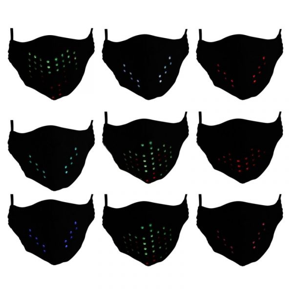 Voice Control Adjustable Ear Loop LED Face Mask - Image 4